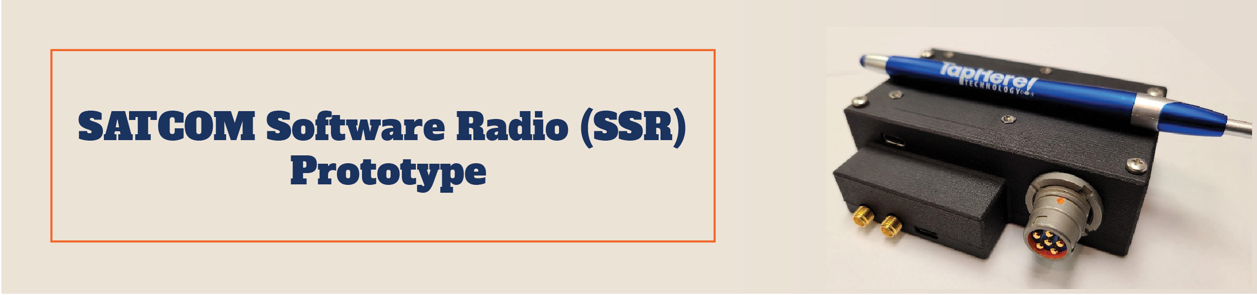 SATCOM Software Radio (SSR) Prototype (TRL7)